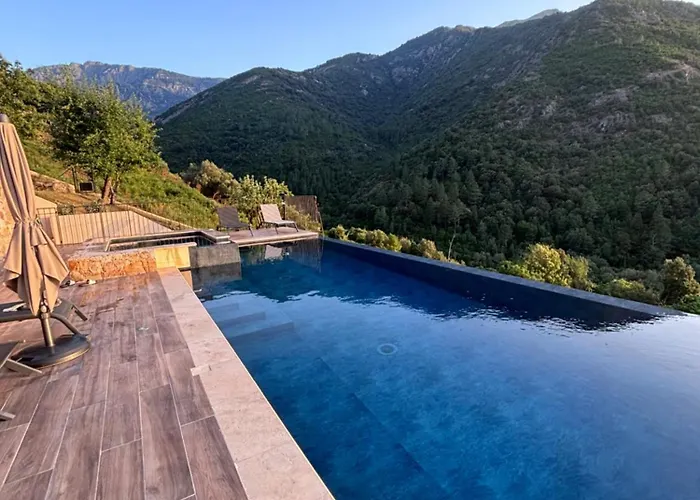 A Funtana Montestremo, Balagne, Haute Corse Tatil Evi Manso